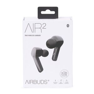 NEW Airbuds Air 2 True Wireless Earbuds Bluetooth Headphones Black Charging Case
